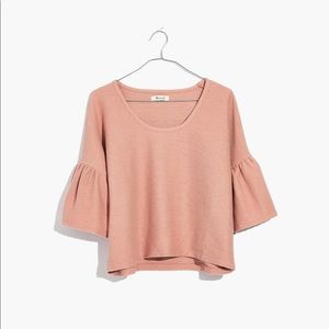 SOLD OUT Texture & Thread Gathered-Sleeve Top